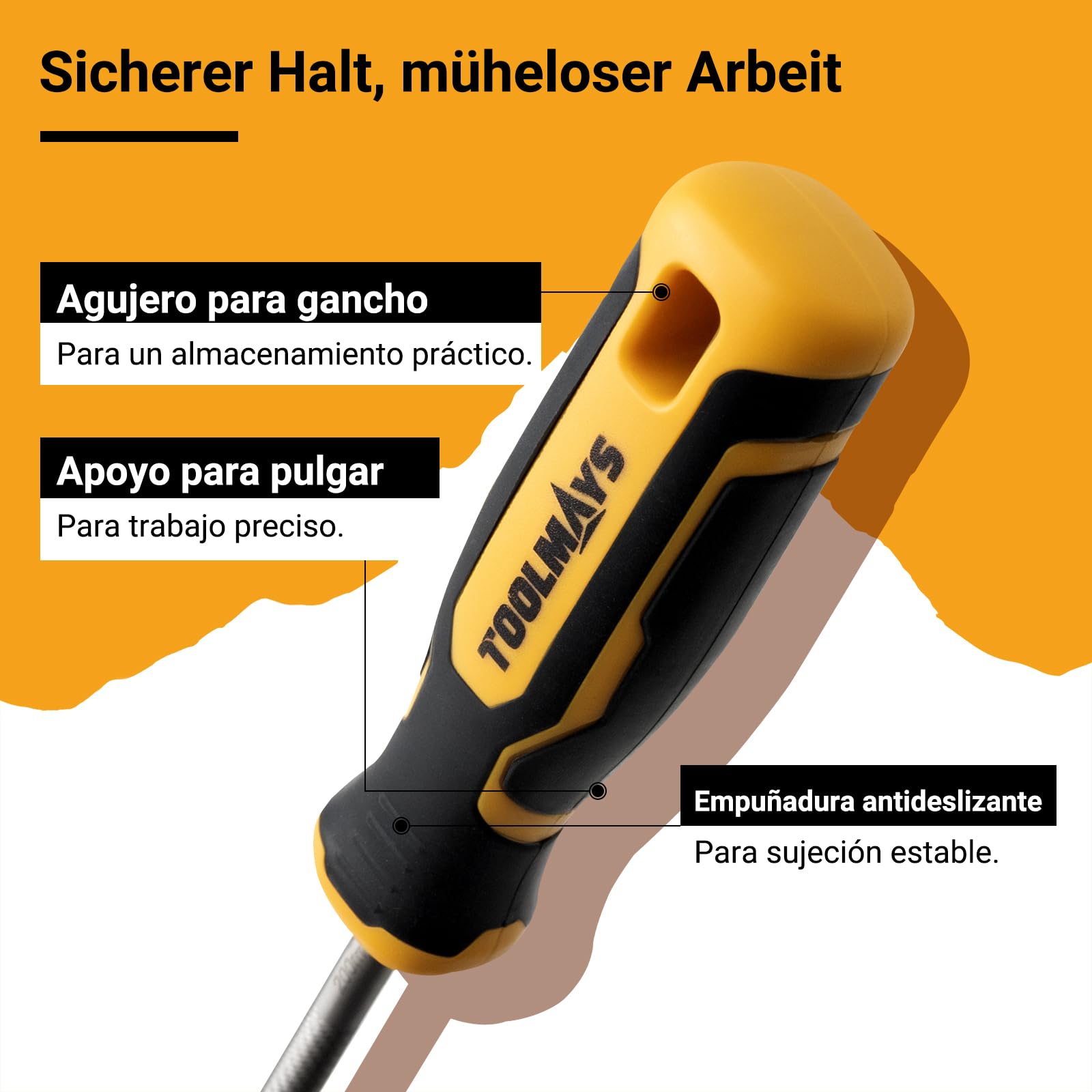 Juego de Limas Metal y Madera 6 Piezas, Cuadradas de 8 Pulgadas | Escofinas incluye Funda Enrollable, Mango de Goma | Lima Redondas, Semicirculares, Planas, Triangulares