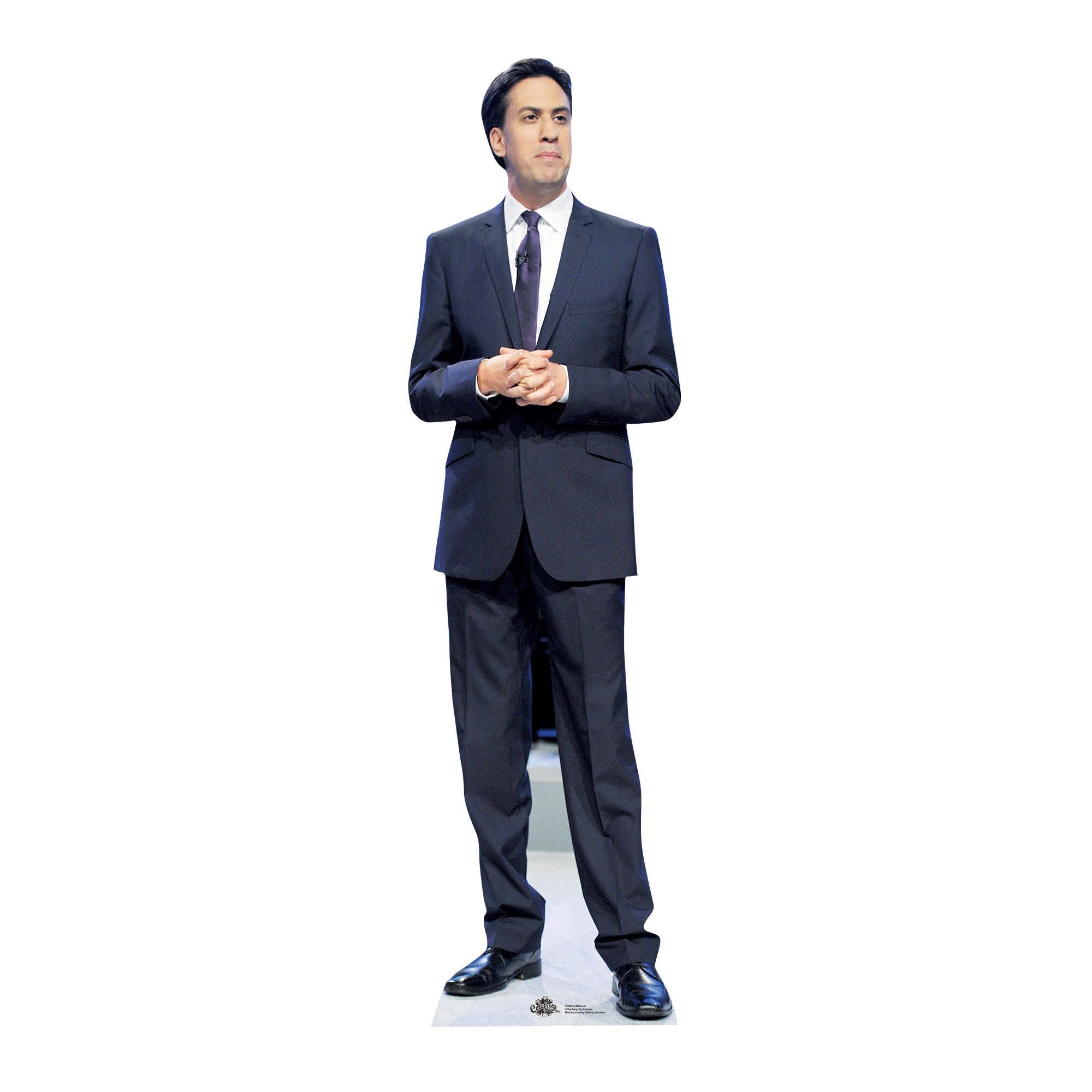 Ed Miliband Labour Lifesize Cardboard Cutout 180cm Tall