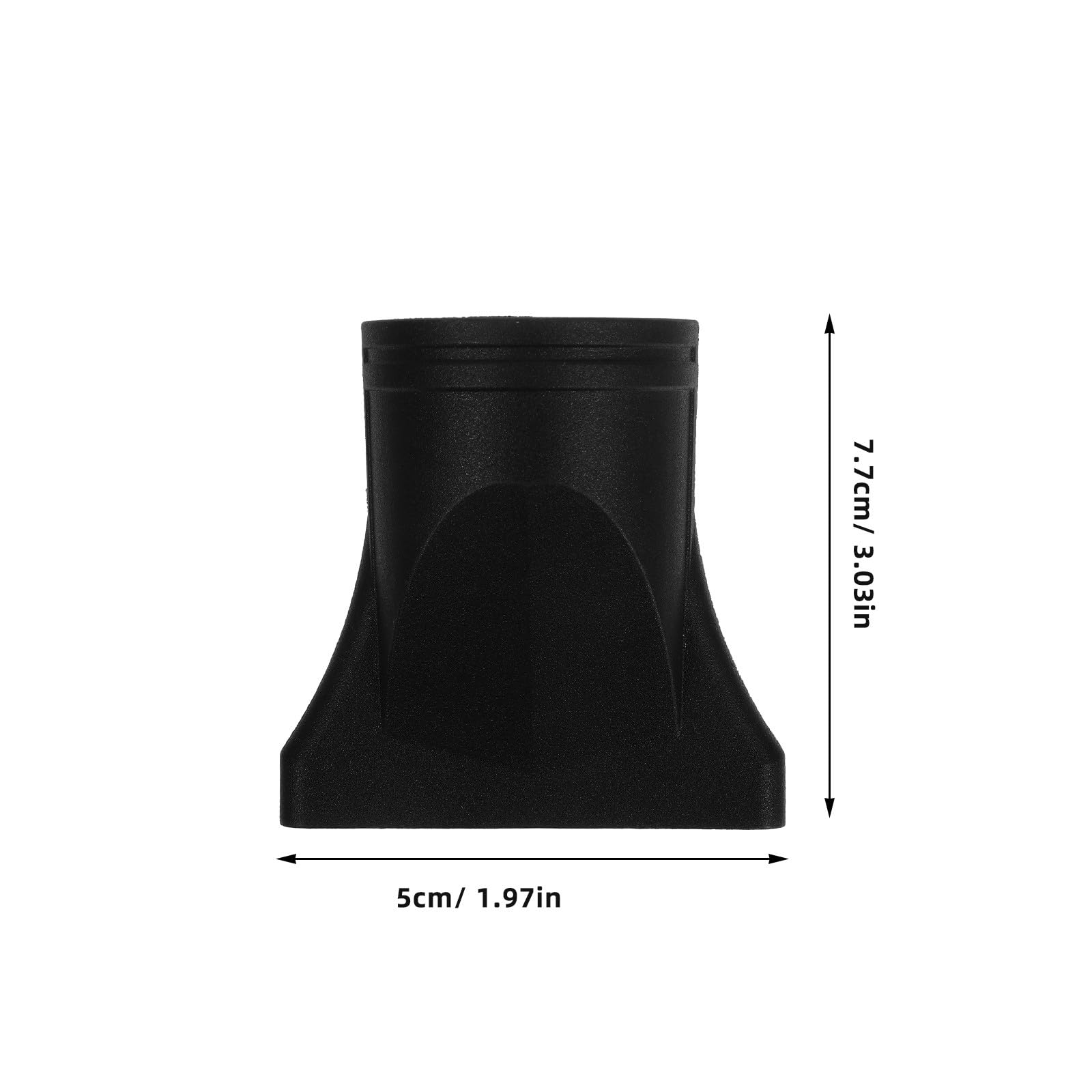 VOSAREA 2 Stück Schwarze Föhndüsen aus Kunststoff mit 44-46mm Universeller Passform und Gleichmäßiger Luftverteilung für Professionelle Salons und Tägliche Haarpflege