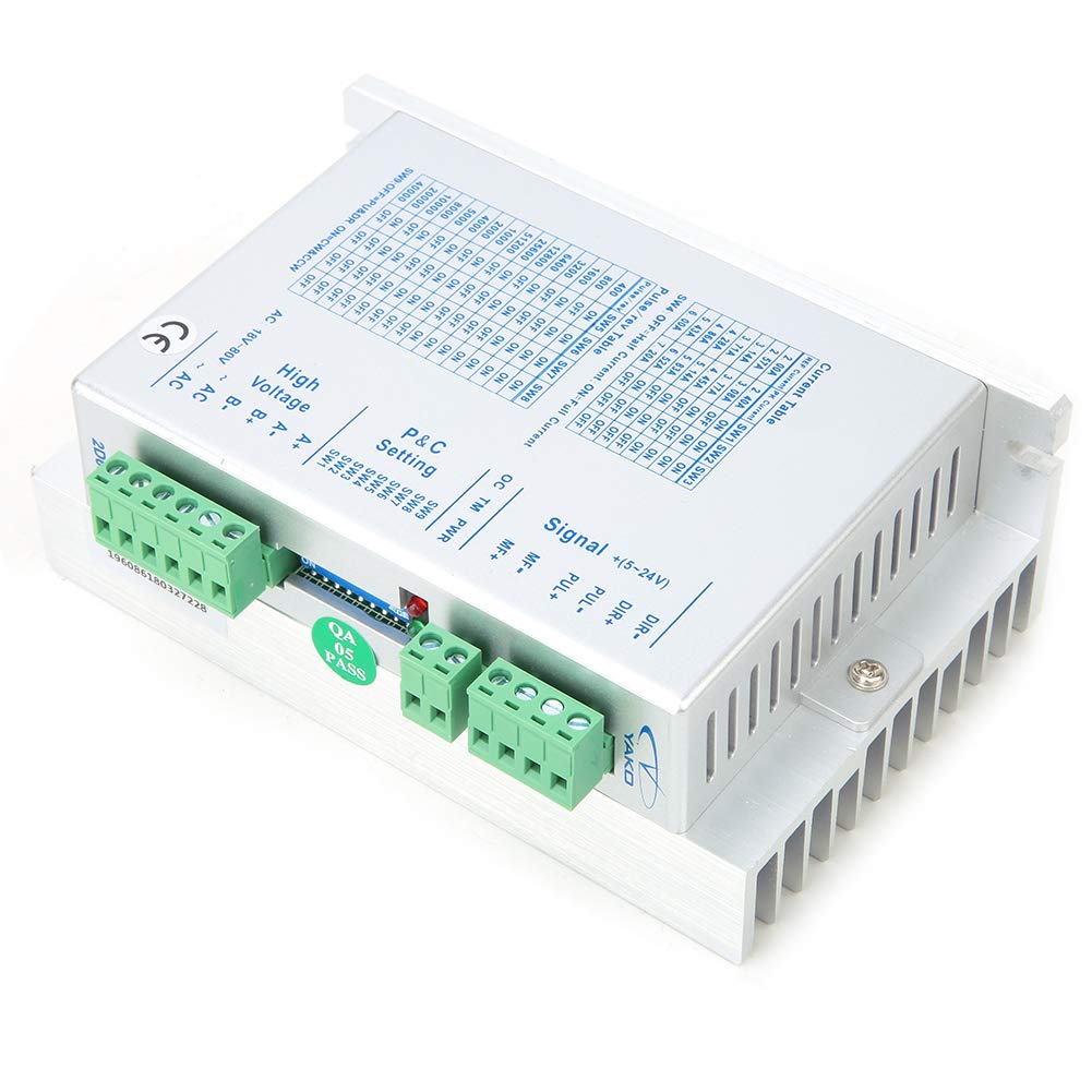 Sterownik silnika krokowego AC 18–80 V do silników krokowych serii 86 z 32-bitową technologią sterowania DSP, 256 ustawieniami podziału i izolowanym wejściem sygnału do urządzeń