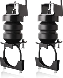Upgrade 1Pair Rear SES Kit Rubber Rear Helper Spring Compatible With 2015-2024 Ford F-150 2WD & 4WD Axle Bump Stop Durable Replacement Replaces FR1504E