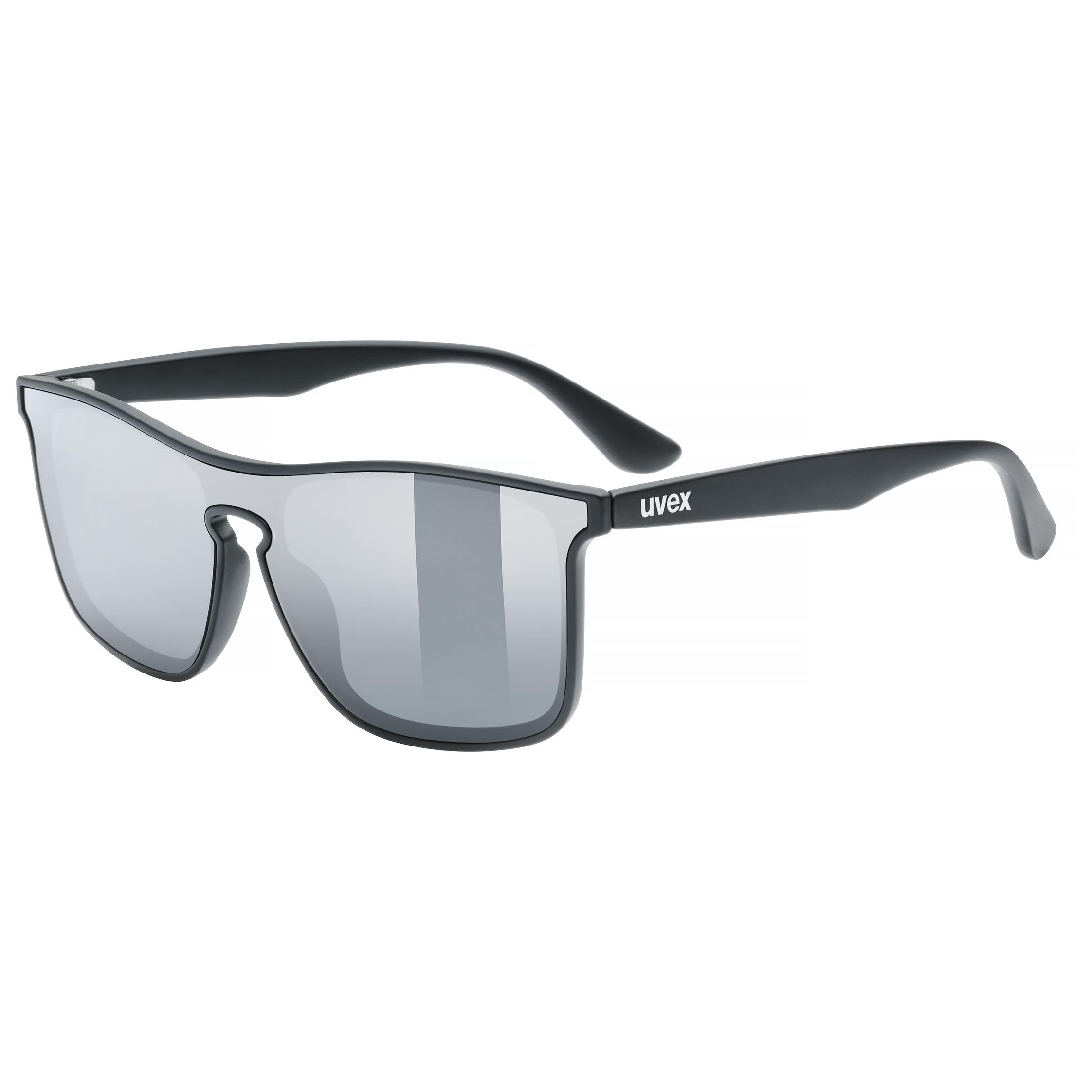 uvex heyday, okulary sportowe unisex-dorosły, black matt/smoke gray, one size