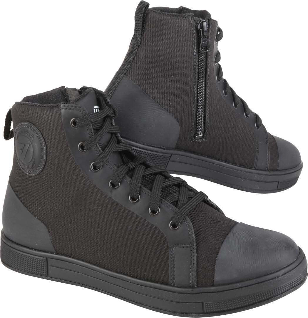 Modeka Buty motocyklowe Pierce buty motocyklowe z zamkiem b?yskawicznym, czarny, 39 eu