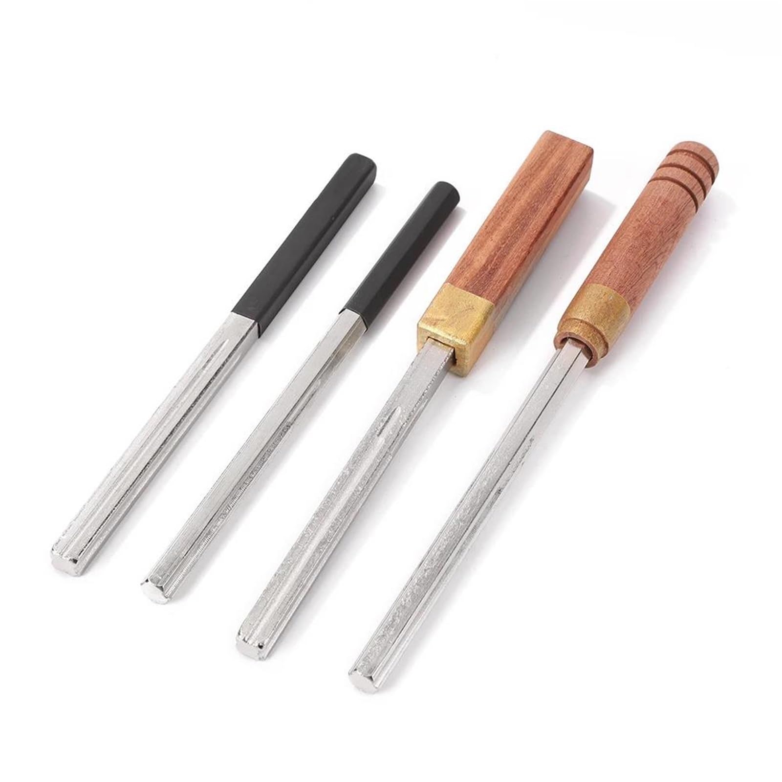Strumenti per chitarra Accessori Per Strumenti A Corda Per Incoronazione Di Tasti Per Chitarra Rifinitura File Per Liutaio(Wooden Hexagon)