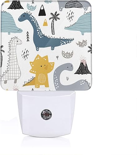 Luz nocturna LED luces nocturnas de dinosaurio infantil de alta calidad para enchufar en la pared con sensores de luz sensor inteligente del
