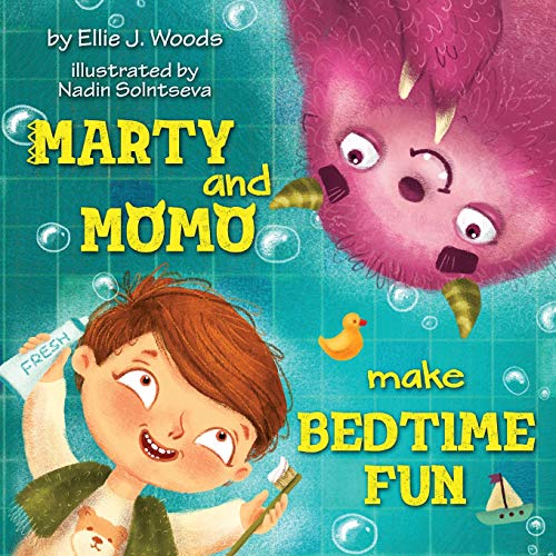 Marty and Momo Make Bedtime Fun: (Children's book about a Boy and his friend Momo the Monster, Bedtime Story, Rhyming Books, Picture Books, Ages 3-8, Preschool Books, Kids Books)