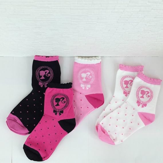 Amazon Barbie バービー Snow 026 靴下4足セット 靴下 ソックス Barbie 子供 こども ソックス 17cm 靴下 通販 Amazon Barbie バービー Snow 026 靴下4足セット 靴下 ソックス Barbie 子供 こども ソックス 17cm 靴下 通販