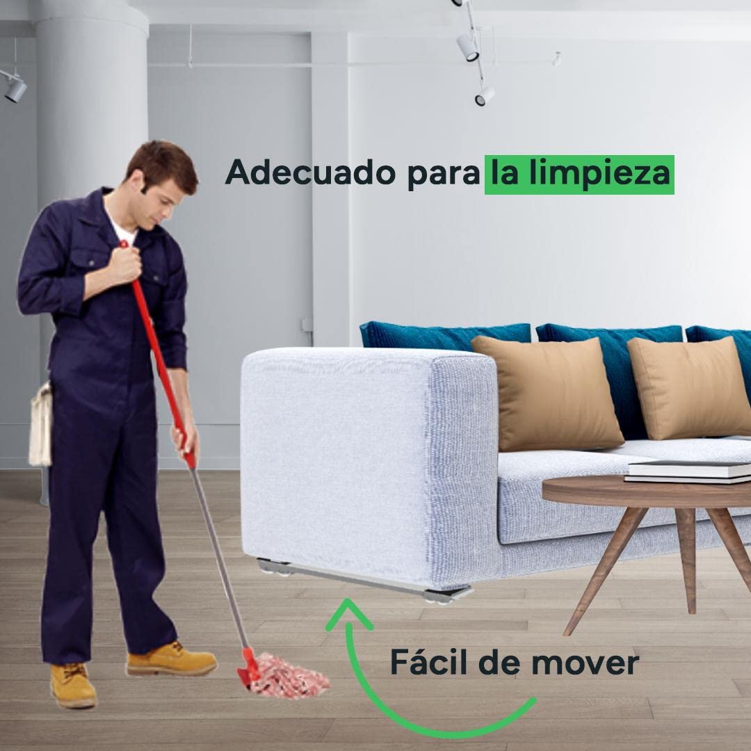 fico Base ajustable para lavadora con ruedas, Base de Lavadora Secadora con freno reforzado, Soporte móvil extensible, Base para Refrigerador, Muebles o Secadoras con 300 KG de capacidad
