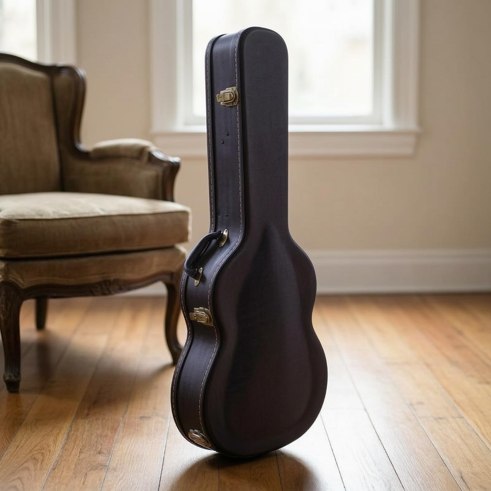Baoblaze Custodia Chitarra Classica Custodia Rigida Valigetta Custodia Arcuata Astuccio Rettangolare Protezione Contro Polvere Urti E Sbalzi Ambientali Adatta