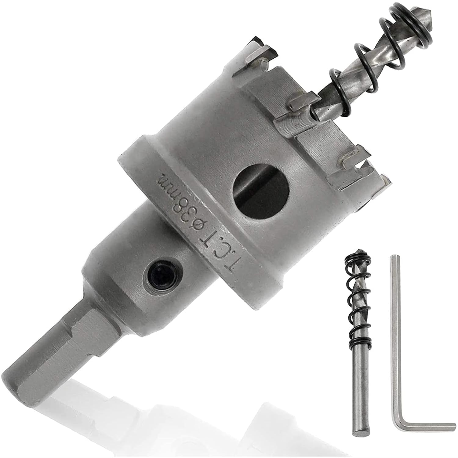 ARKING TOOLS (20MM) TCT Core Bit Carbide Hole Saw Metal Cutter Drill Machine Bit | Choice Of Sizes 16mm to 100mm For Stainless Steel (20mm)