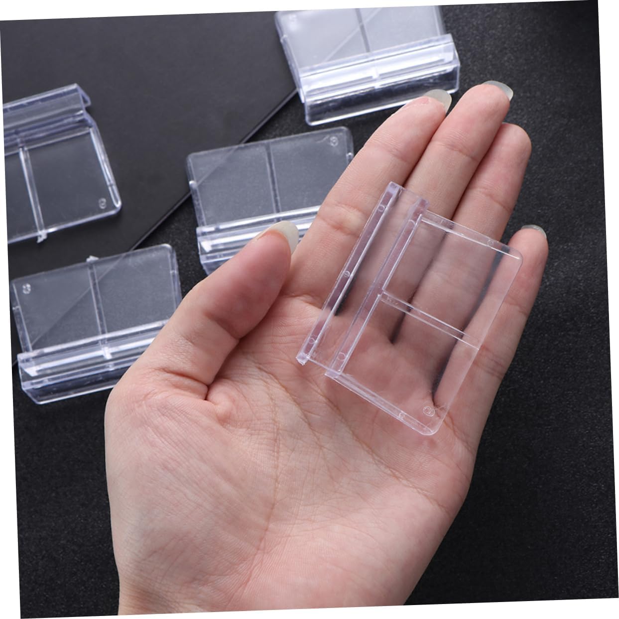 PRETYZOOM 3sets Practical Aquarium Bracket Fish Tank Cover Support Acrylic Frame for 5-6mm Glass Tanks Safe for Fish 10pcs*3