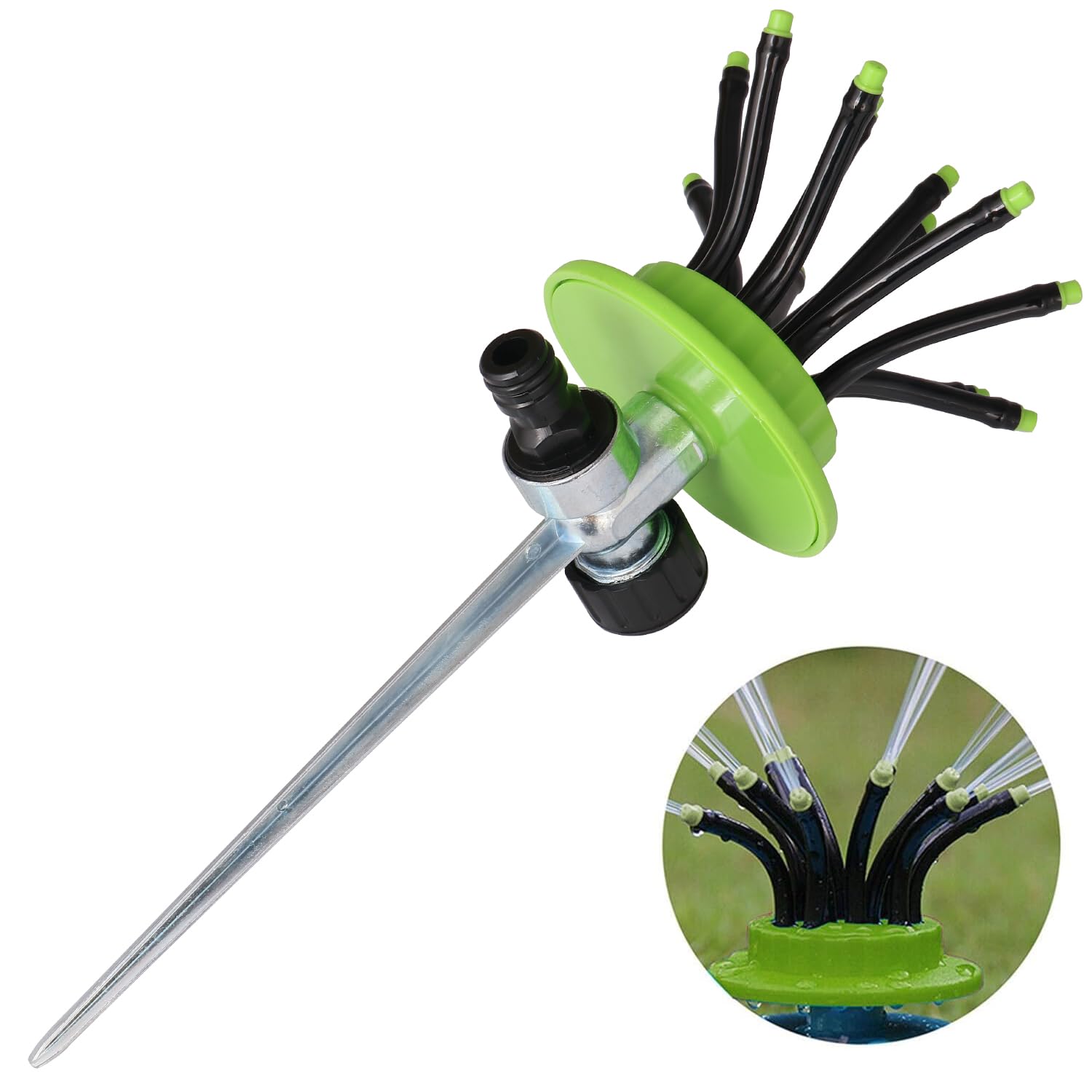 OUTO Garden Sprinkler 360 Degree Rotating Adjustable Water Sprayer for Watering Plants Outdoor Lawn Yard Irrigation System (B0CRL2W1J4) Amazon Price History, Amazon Price Tracker