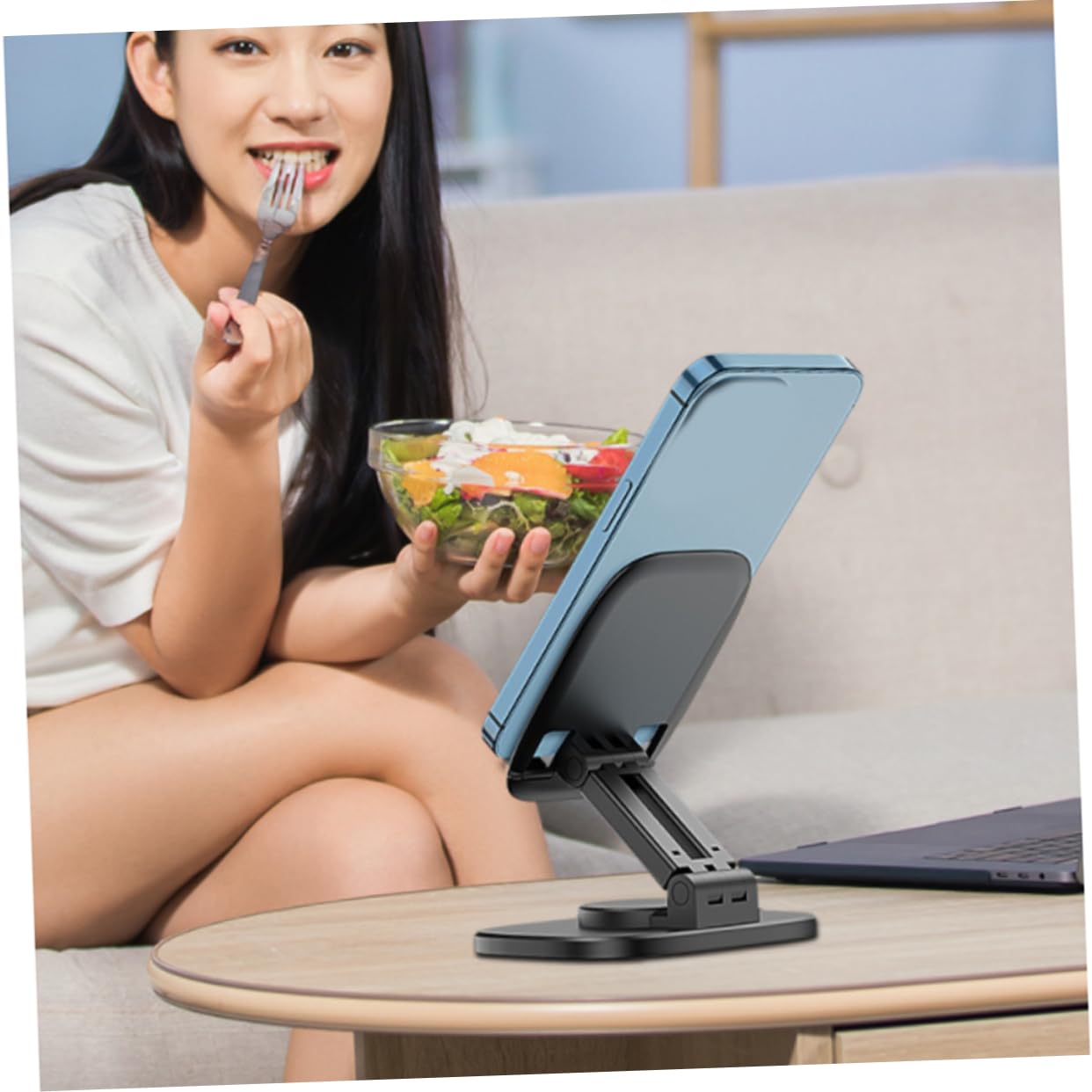 Didiseaon 2Pezzi per Telefono Rotazione Design Compatto e Antiscivolo per Desktop e per Smartphone e Tablet