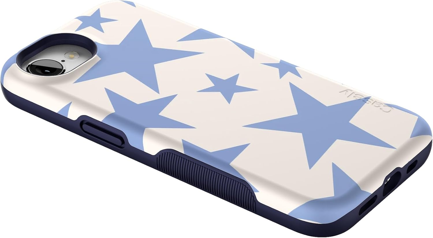 Casely iPhone 16e Case | Stars Align | Blue & White Stars | Bold Protective Design | Compatible with MagSafe