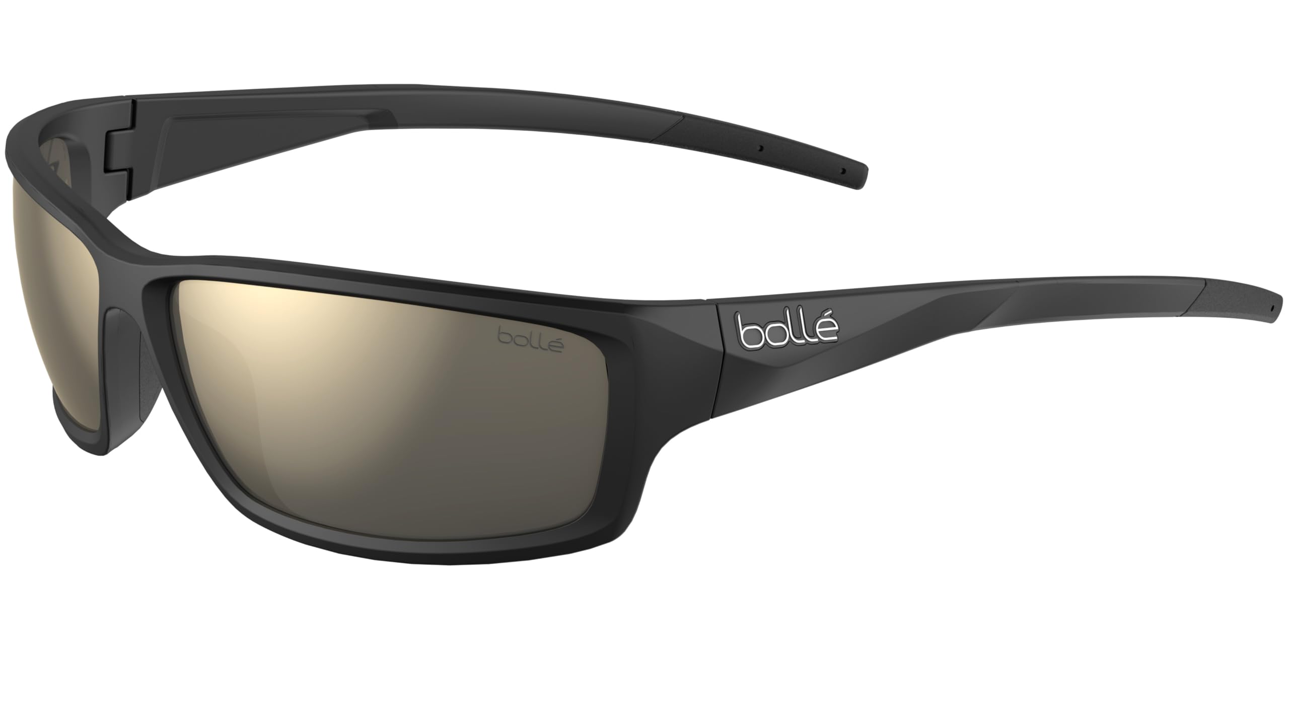 Bollé CERBER Black Matte - TNS Gold - Lunettes de soleil - TNS Gold - Taille M-​L - Unisexe - Adulte