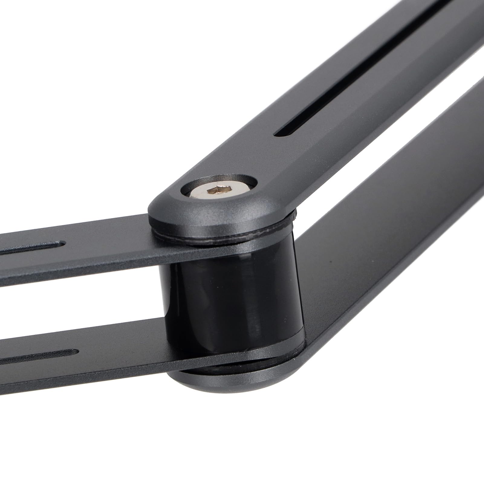 Support de Bureau pour Tablette, Alliage d'aluminium, Rotation à 360 Degrés, Support de Bras de Tablette Réglable en Hauteur, de Pliable avec Clips Renforcés pour Bureau, Lit, Intérieur et