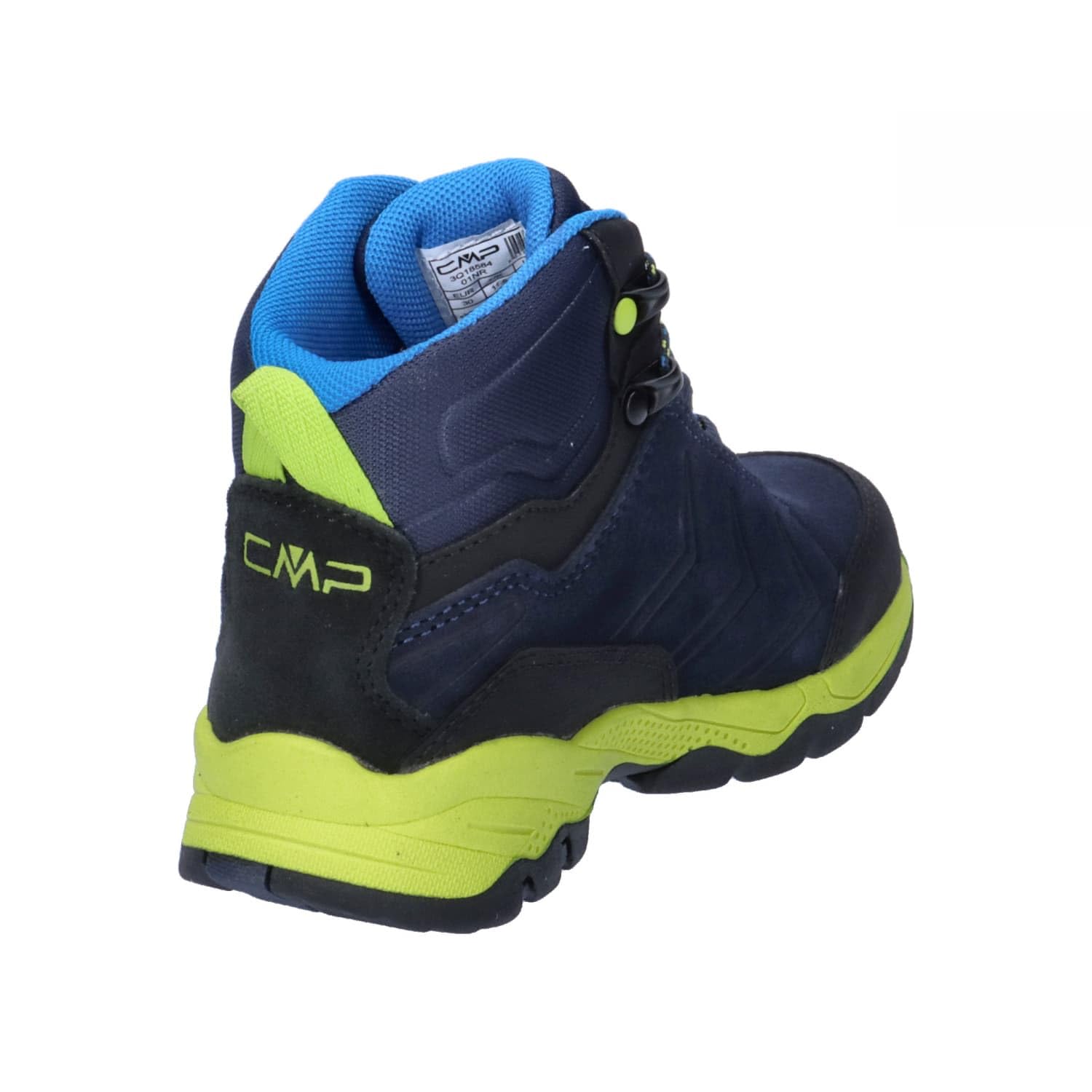 CMP Kids Melnick Mid Trekking Shoes WP, Botas para Senderismo Unisex niños, Blue, 30 EU