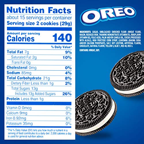 Image of OREO Birthday Cake Chocolate Sandwich Cookies, 15.25 oz