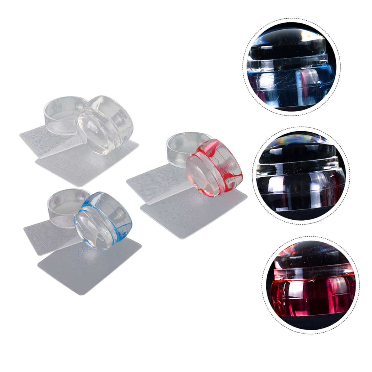 Housoutil 9sets Stamper Per Nail Art Per Unghie Design Per Festival e Speciali Per Manicure e Decorazioni Unghiali