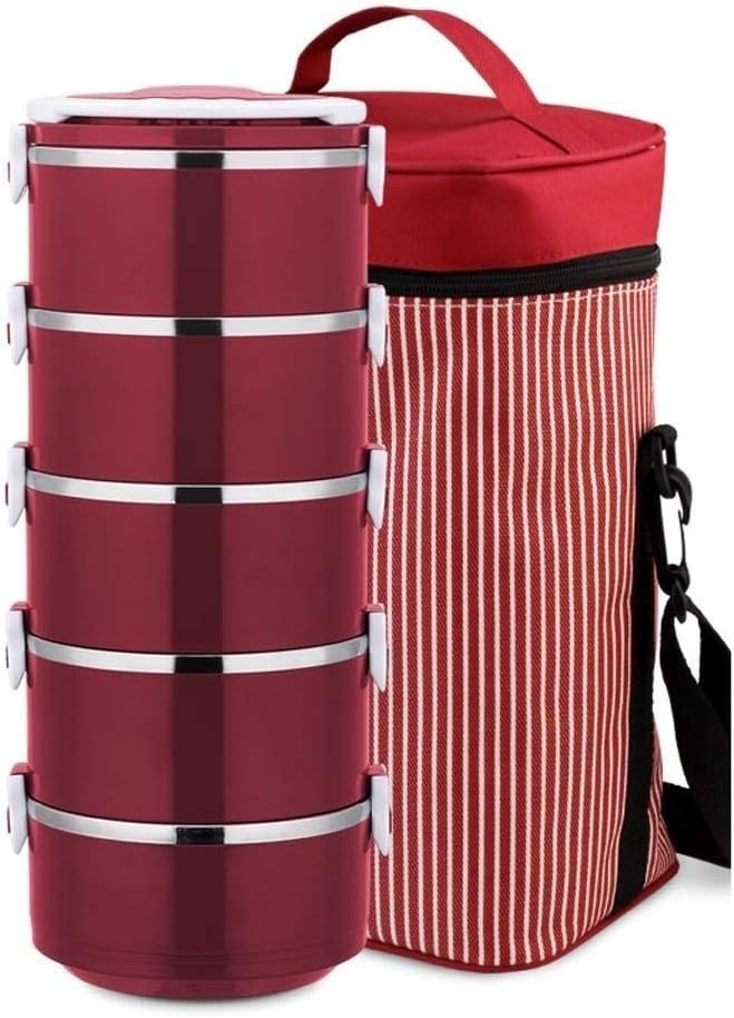 Vacuum Insulated Lunch Box Stainless Steel Food Jar Container Carriers Thermal Storage