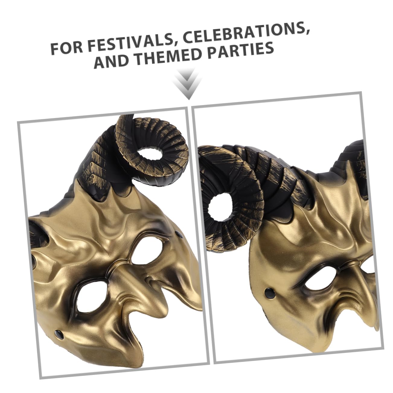 Beaupretty 2 Maschera Animale per Feste Tema Accessorio Cosplay Decorativo per Eventi Festivi e Celebrazioni