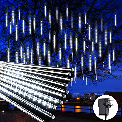 Lumières de Noël étanches Runmeihe guirlande extérieur glaçon blanc pour patio