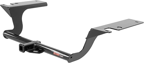 CURT 11402 - Enganche de remolque clase 1, receptor de 1-14 pulgadas, se adapta a Hyundai Sonata, Kia Optima, revestimiento de polvo negro brillante