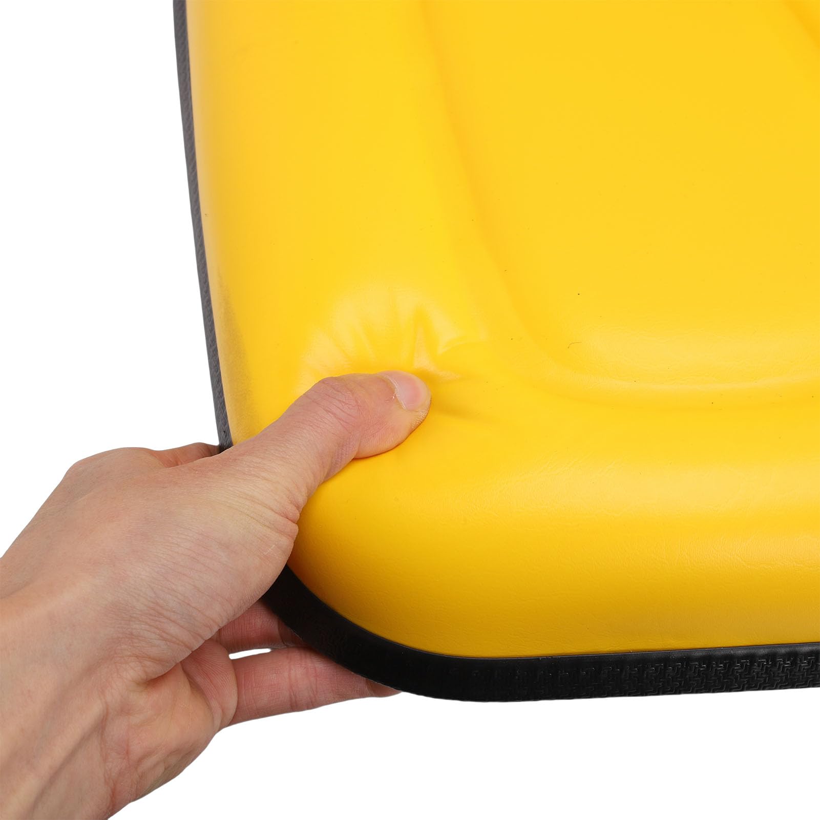 Sedile di Ricambio Imbottito per Trattore per Tosaerba Giallo con Schienale Alto per 170 322 330 332 400 420 430 per gli Appassionati di Trattori da Giardino