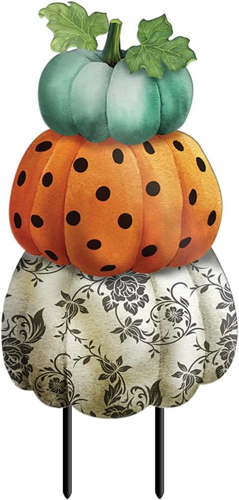 Briarwood Lane Patterned Pumpkins Metal Art