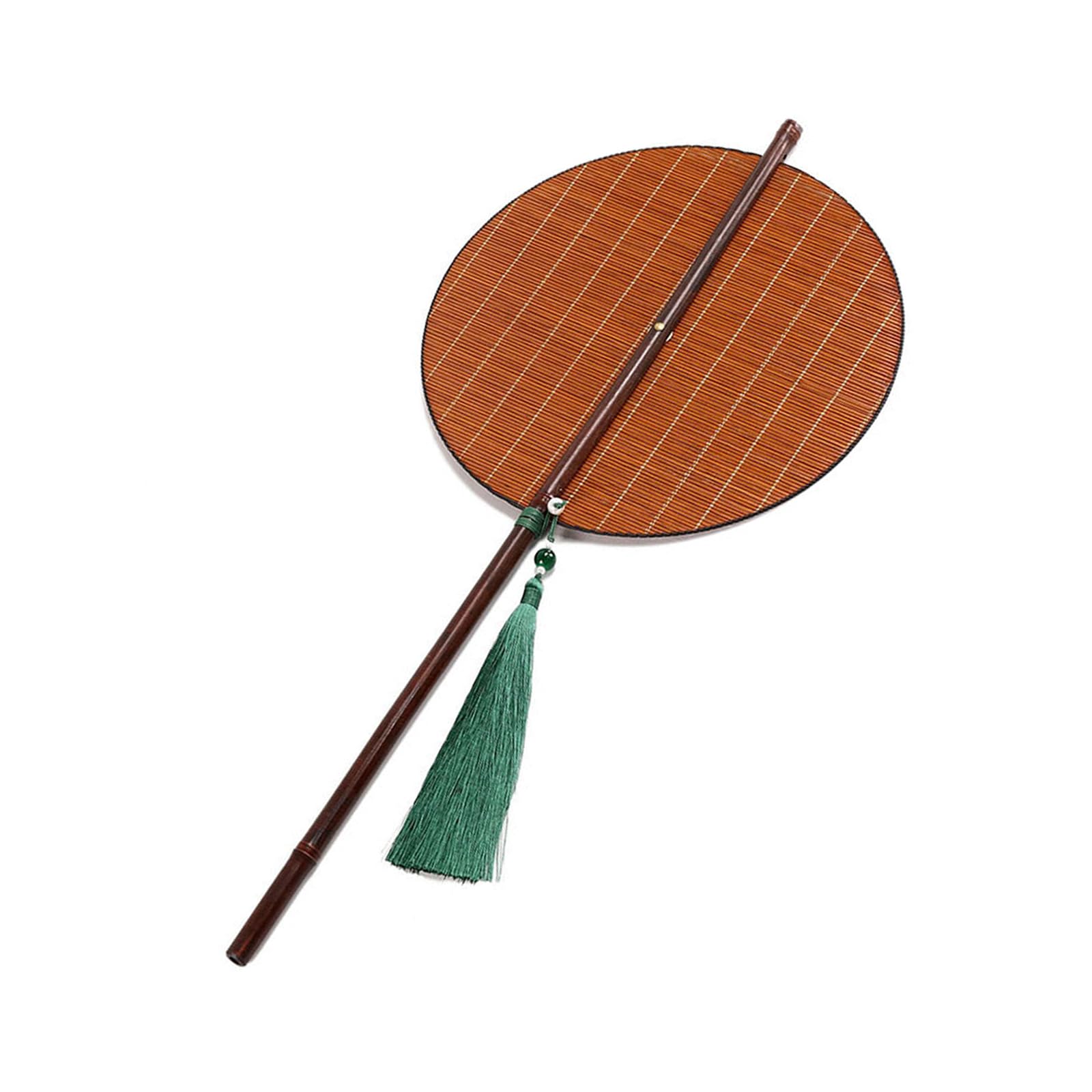 Qusinfc Handwoven Silk Handcrafted Cooling Fan Portable Cooling Handheld Folding Fan Artistics Home Decoration Decorative