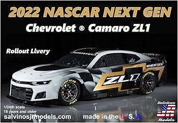 サルビノスJRモデル 1/24 2022年型 ナスカー シボレーカマロ ZL1 61J9-7NmEEL._UF350,350_QL80_.jpg