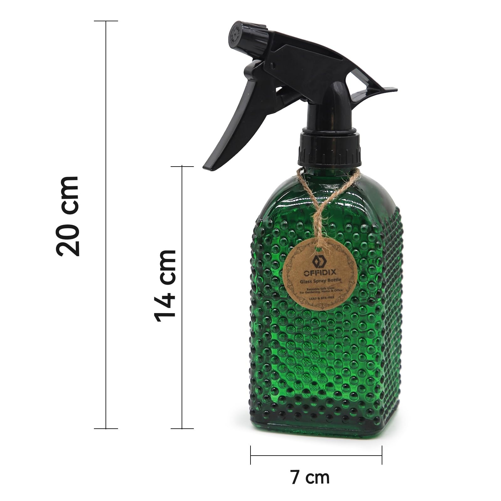 Amazon.co.jp: OFFIDIX 霧吹き ガラス 園芸 極細ミスト じょうろ 観葉