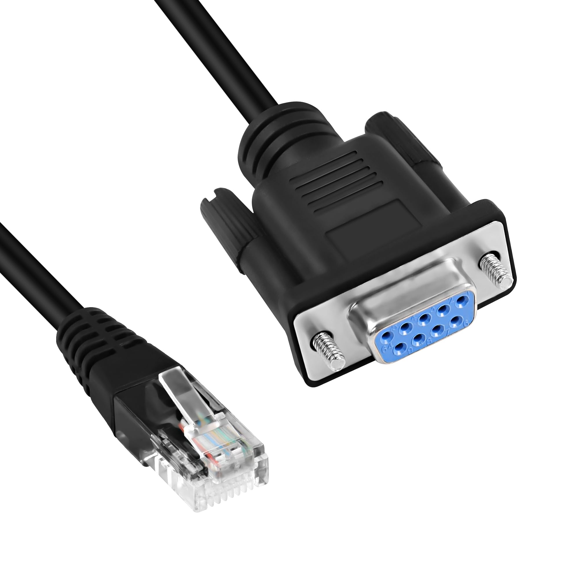 Amazon.com: MEIRIYFA DB9 9PIN to RJ45 Console Cable, RJ45 Male to DB9 9 ...