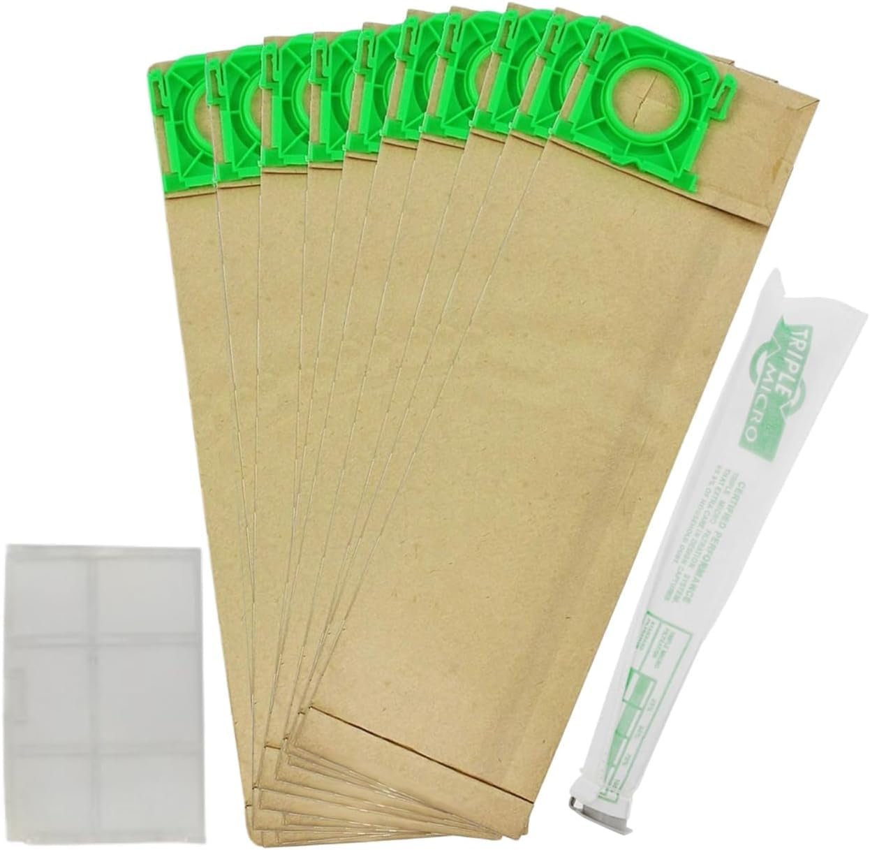 Pack 10 Sebo Vacuum Cleaner Bags Replacement | Filters, Compatible with X & C Series (X1, X1.1, X2, X3, X4 Extra, X5, XP2, XP3), Sebo hoover Bags, Alt to 5093PC, VB475K.