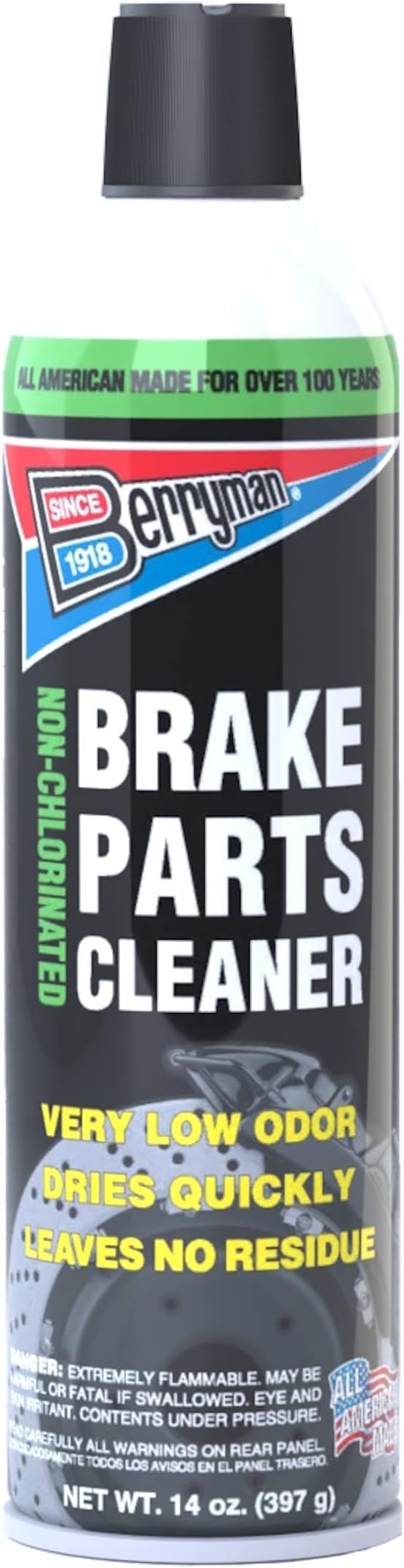 Johnsen's 2413 NonChlorinated Brake Parts Cleaner 14 oz