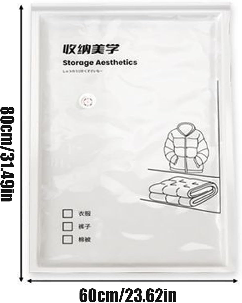 Clothing Vacuum Storage Bags - Comforter Compression Moving Sealing Holder,Vacuum Transportation Bags,for Clothes Blanket Mattress Home Apartment Dormitory Closet Wardrobe Suitcase Luggage