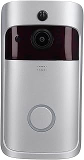Wirelesss Video Doorbell, IR Night Vision, 2 Way Talk, PIR Motion Detection, 1MP HD Wide Angle, Support Video Voice Call a...