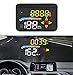 zalati HUD Display Head-Up Display Dual-Mode GPS OBD Proiezione di riflessione sul Parabrezza Anteriore con connessione USB per Auto