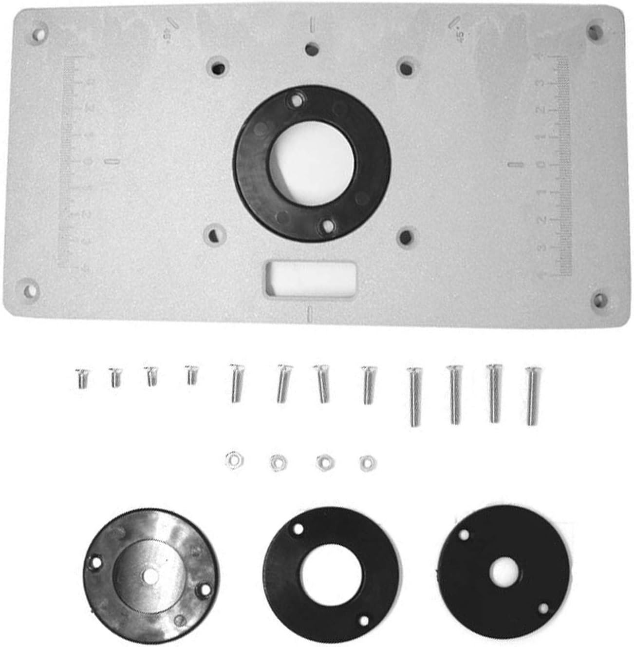 Tytlyworth Table Mount Router Insert Plate Multifunctional
