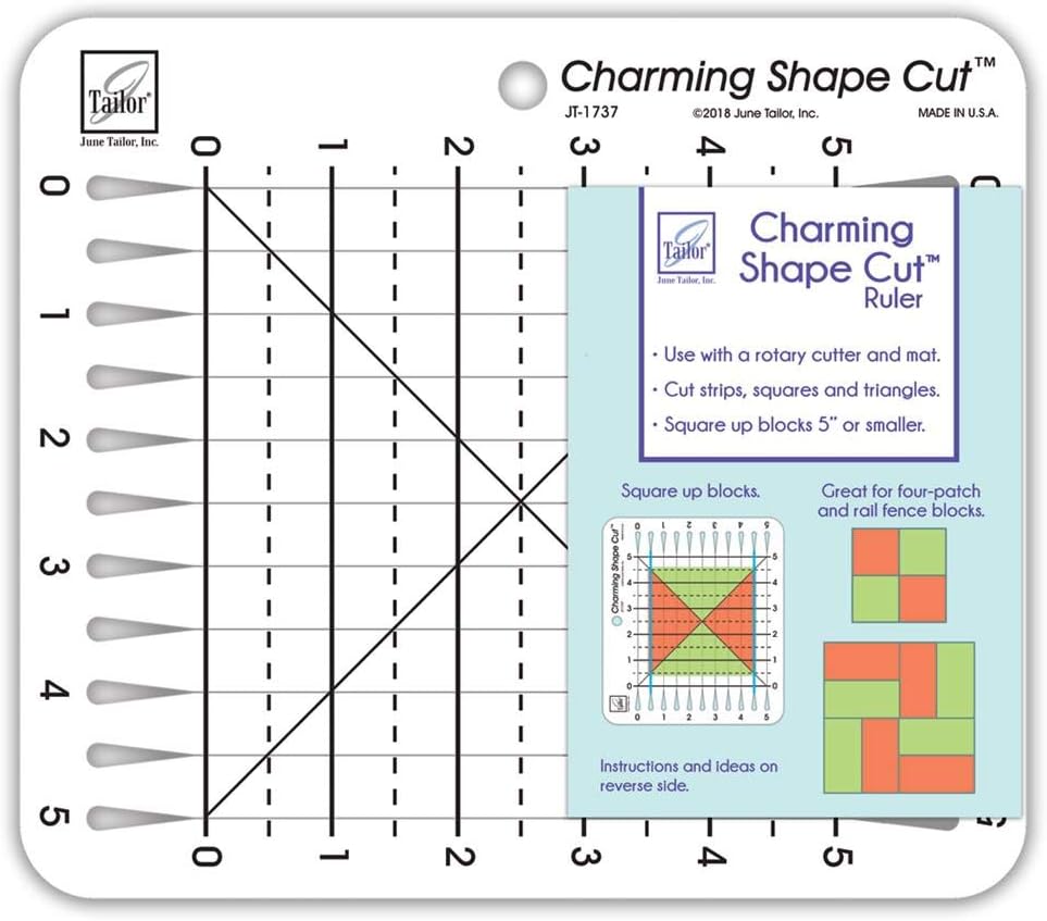June Tailor Charming Shape Cut Ruler, Each
