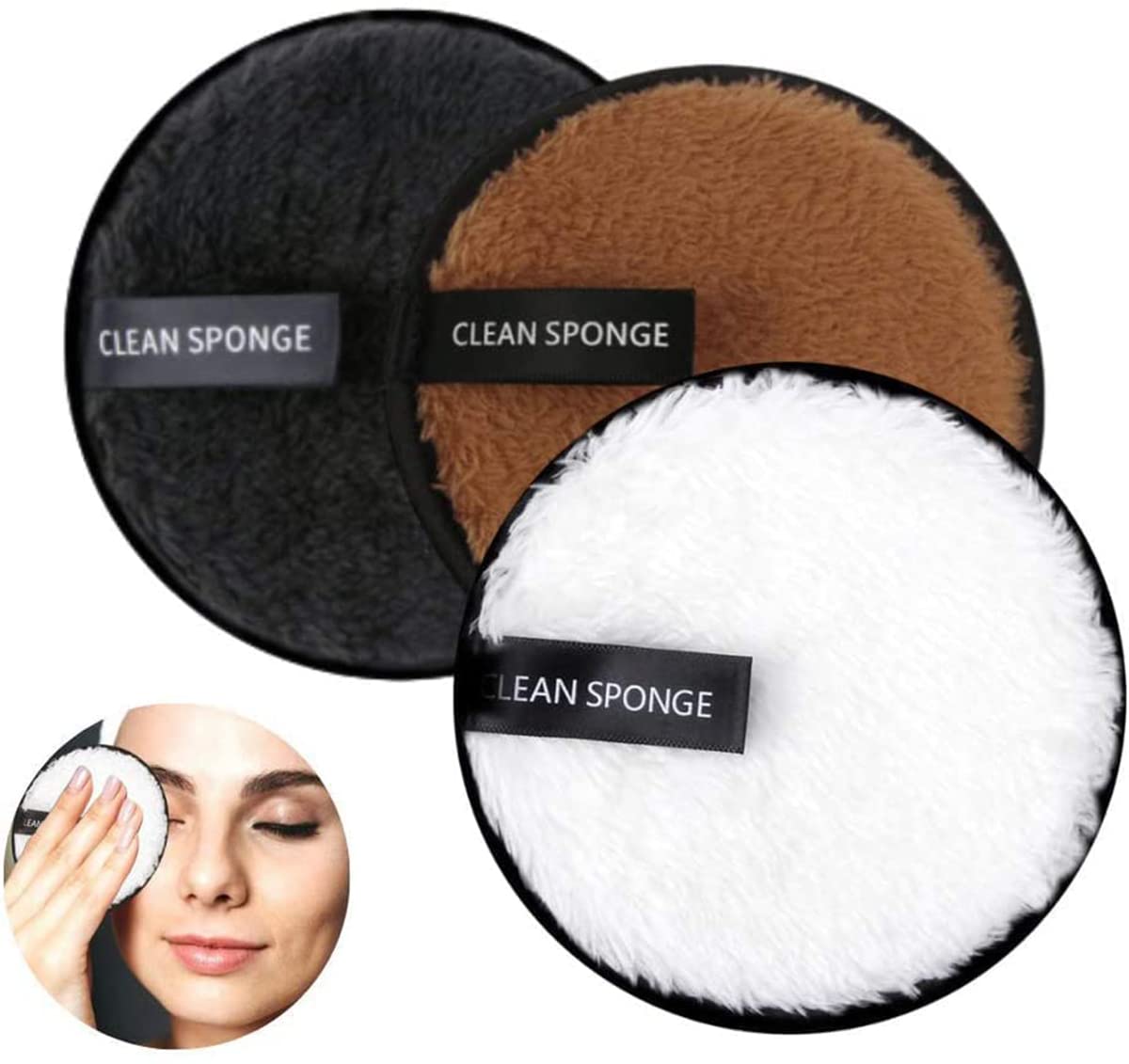 Eco-Friendly Re-Usable Multi-Purpose Makeup-Removing and Facial Cleansing Pads for Removing Makeup, Face-Pack, Facial- Pack of 3-image-23