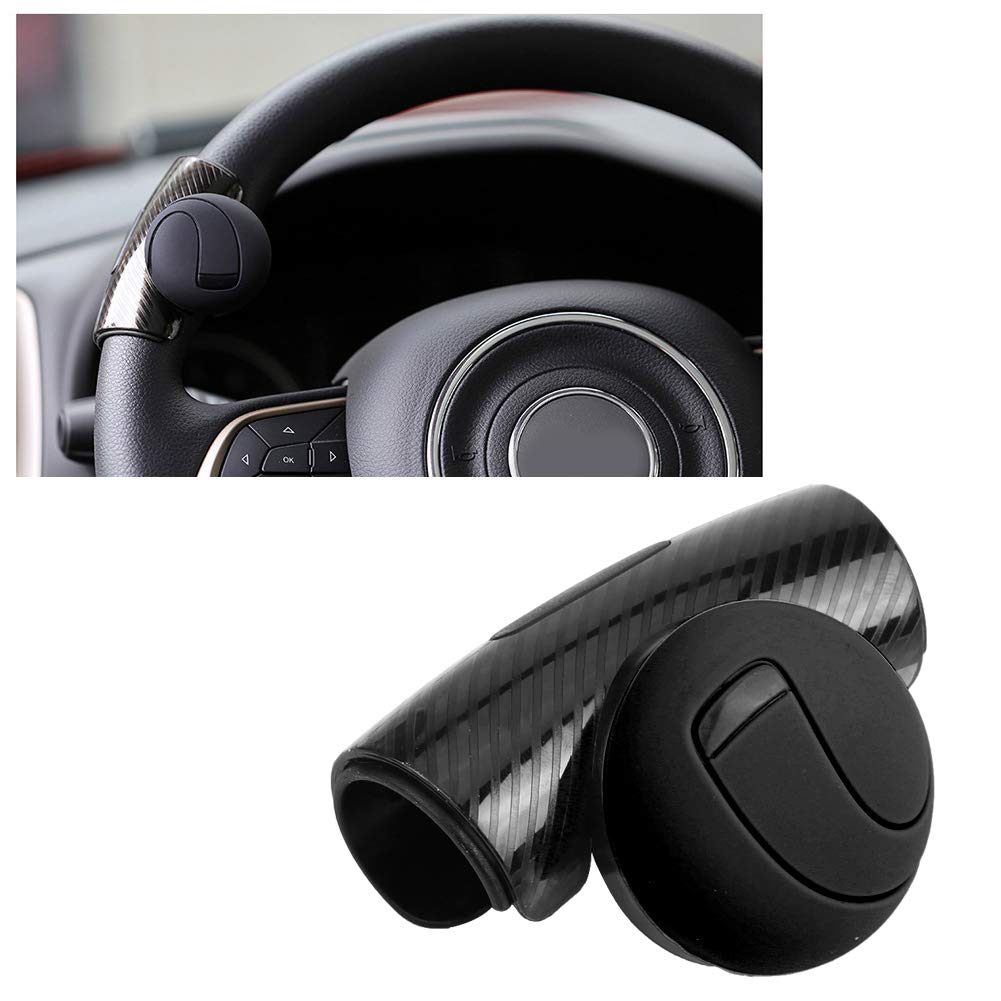 Pokrętło kierownicy Uniwersalne pokrętło kierownicy samochodu Elektryczny uchwyt Ball Wheel Booster (czarny)