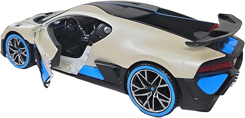 Miniatura 6 de Maisto - Modelo a escala 1/24 compatible con Bugatti Divo Replica Deportivo Modelo 2018 (blanco mate)