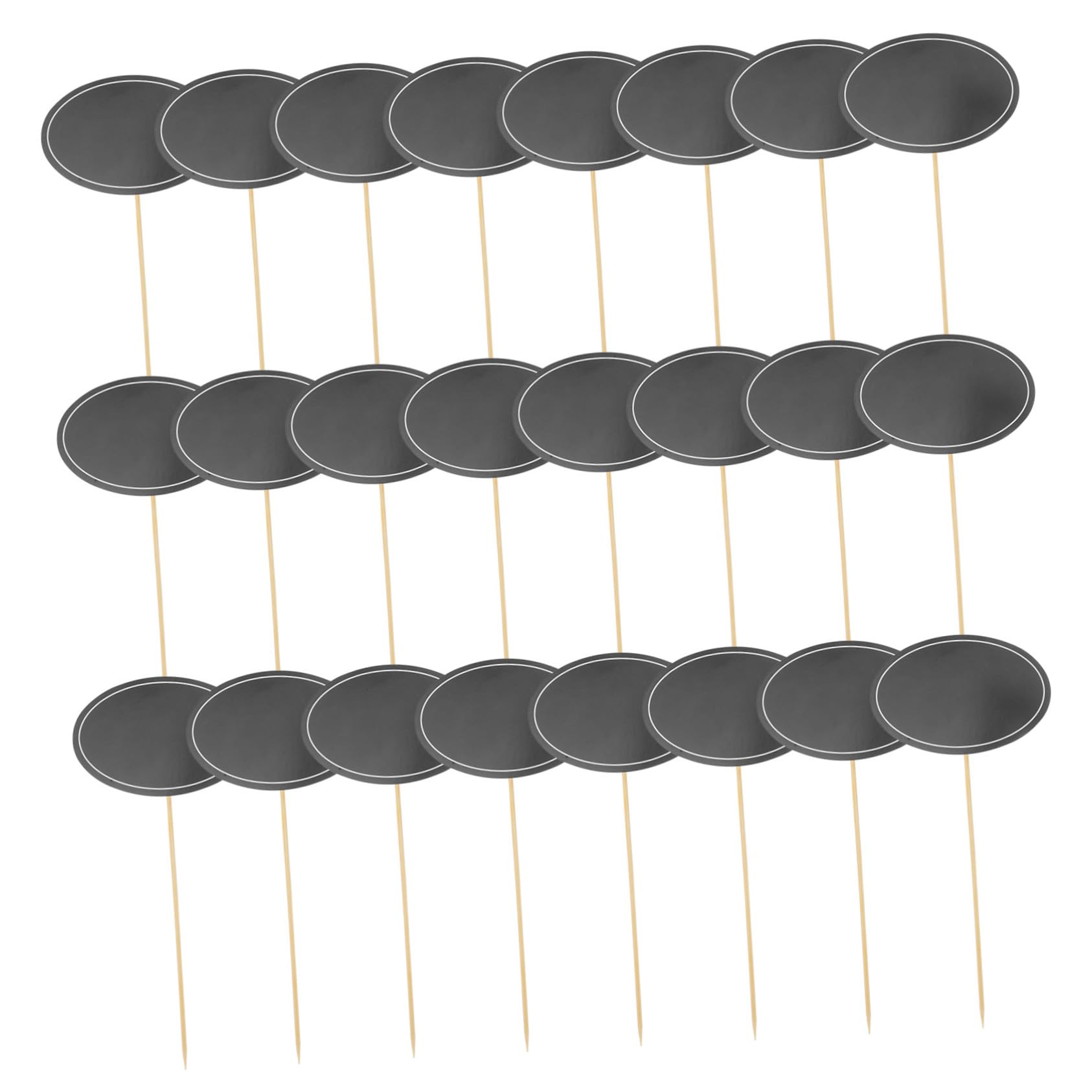 OFFSCH 24pcs Blackboard Label Inserts for Charcuterie Boards Removable Labels Easy Peel off Pantry Wedding Cheese Markers