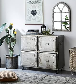 Amazon.co.jp: 男前ヴィンテージ キャスター付きキャビネット Amazon.co.jp: 男前ヴィンテージ キャスター付きキャビネット