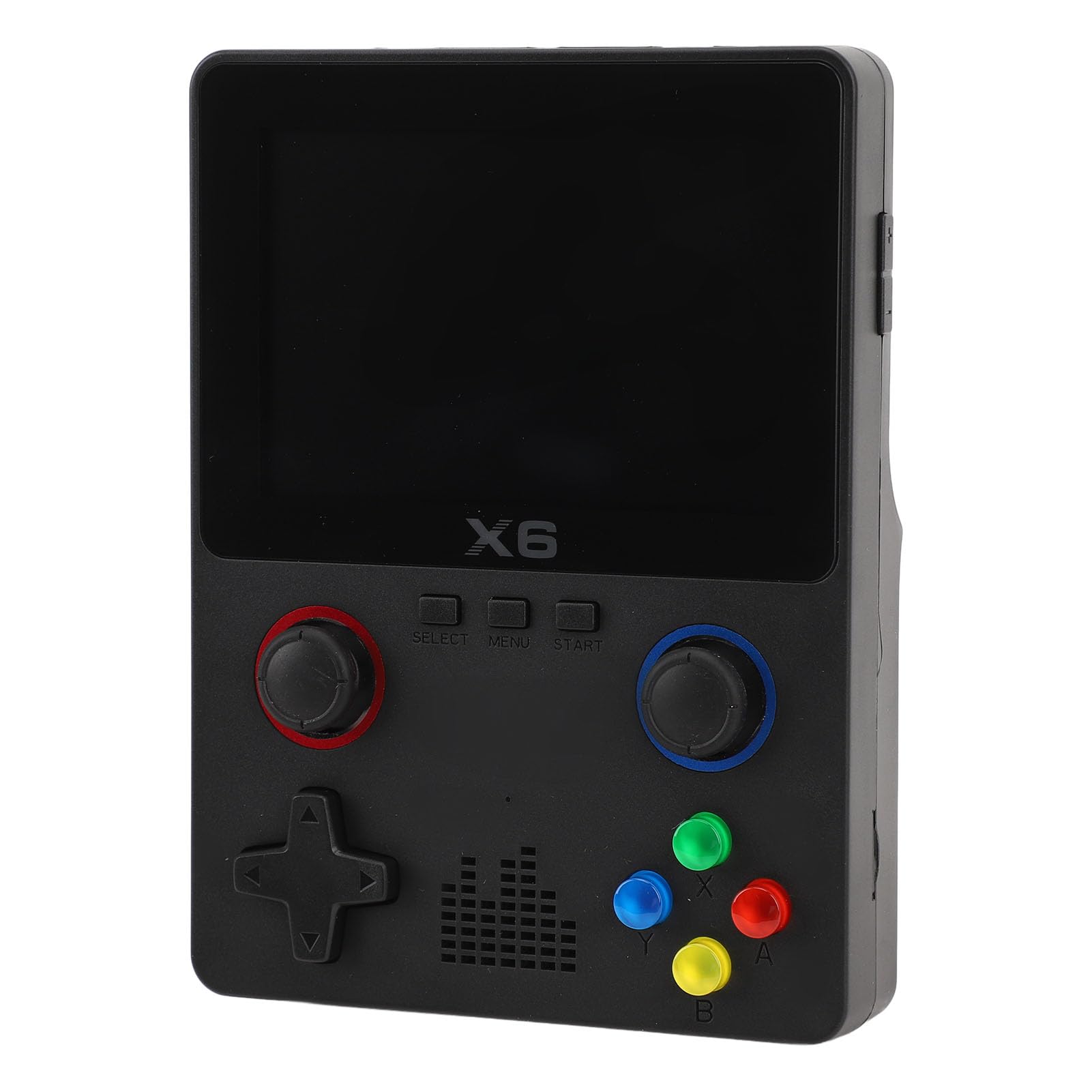 Console di gioco retrò portatile con scheda di memoria da 32 GB, dispositivo di gioco HD a doppio joystick per adulti, schermo IPS da 3,5 pollici 640x480, supporta l’uscita TV e i (Nera)