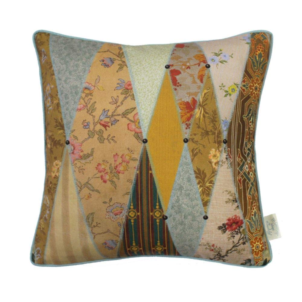 The Chateau by Angel Strawbridge Cushion The Chateau Wallpaper Museum Cushion WAP/MUL/04343PI