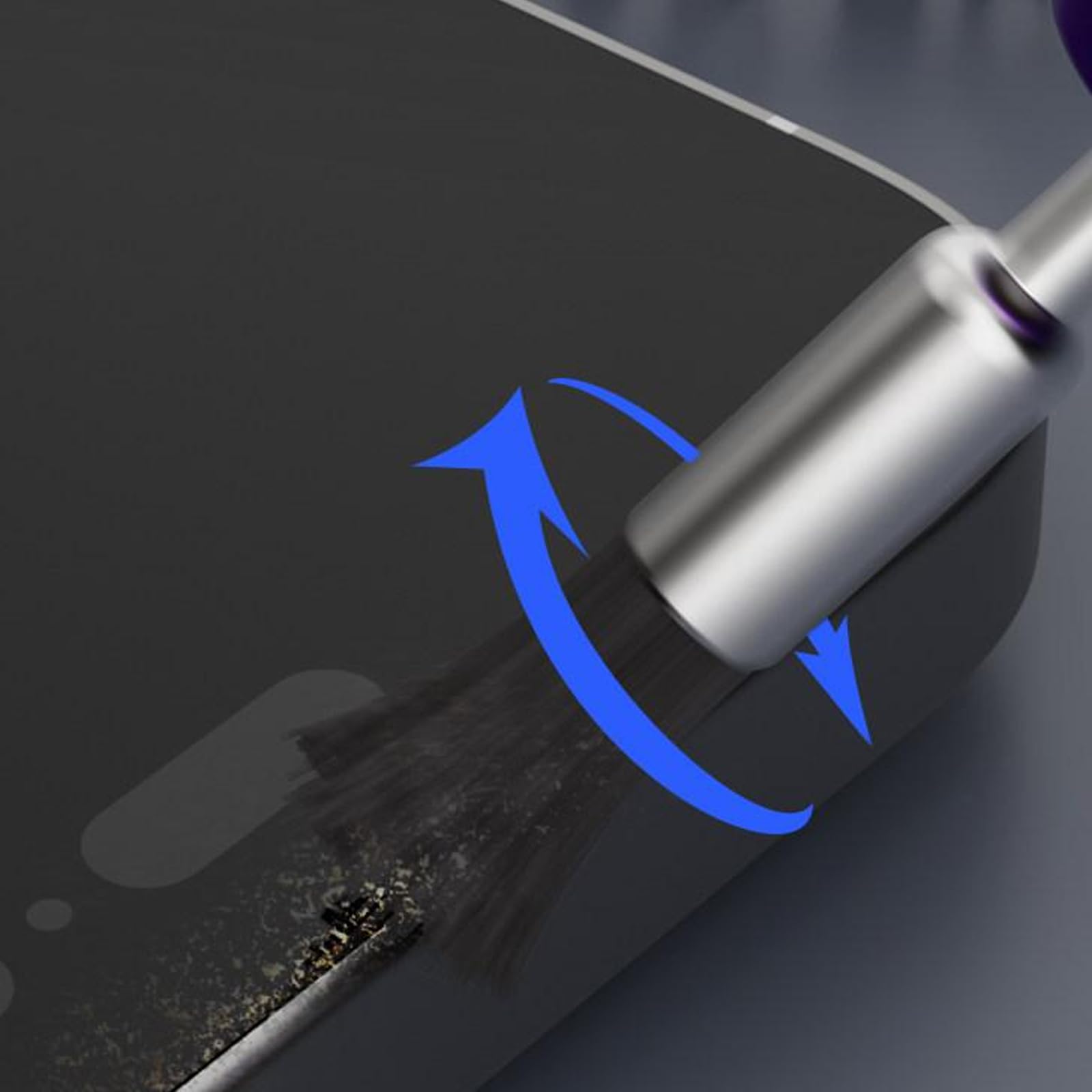 10 Stück Reinigungsbürsten mit feinen Borsten für 3 mm / 2, 35 mm elektrisches Schleifwerkzeug, empfindliche Elektronik und kleine Lücken, kleine Bürsten mit Metallgriff