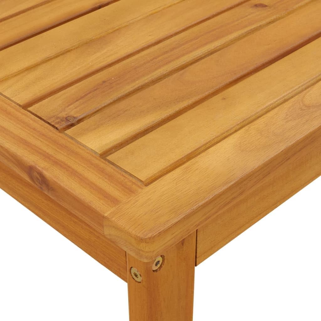 vidaXL Patio Pallet Sofa Set with Cushions 2 Piece, Table and Modular Sofa with Backrest, Conversation Set for Garden Terrace, Solid Wood Acacia