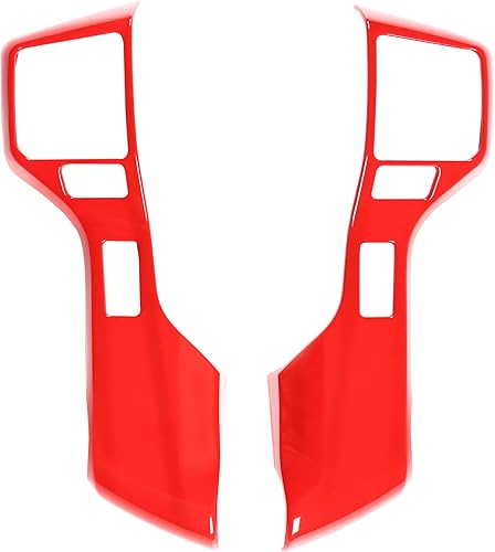 Cubierta para panel de botón de dirección de consola central de automóvil compatible con Toyota TundraSequoia 2014-2021 Tacoma 2016-2023 4Runner